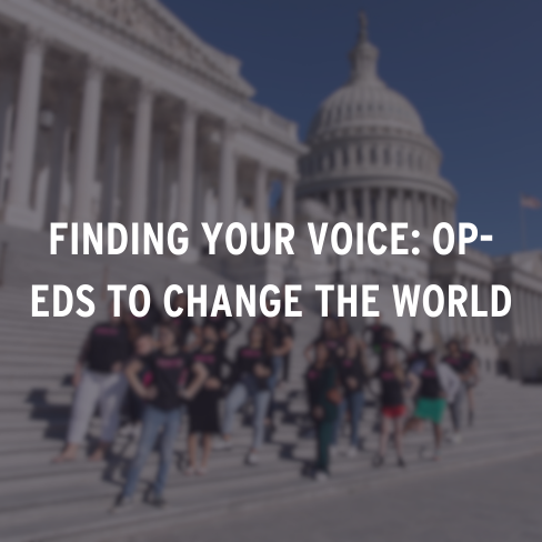 Finding your Voice Op-eds to Change the World (1)